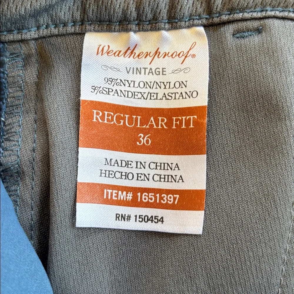 Weatherproof Regular Fit Blue Cargo Shorts‎ Size 36